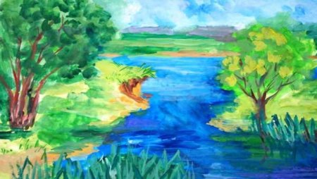 Рисование на тему природа