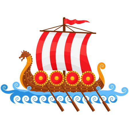 Норманны корабль дракар