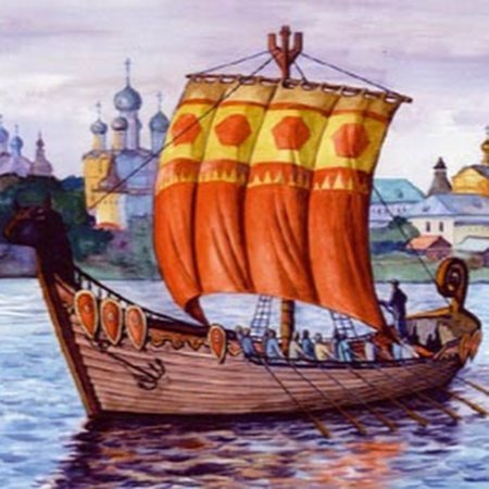 Корабль викингов раскраска