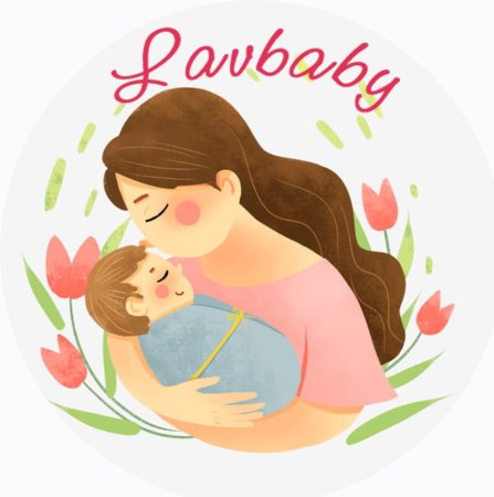 Мама с ребенком вектор