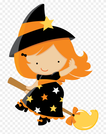 Мультяшная ведьмочка