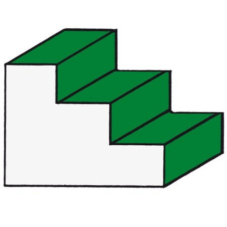 Лесенка из трех ступенек