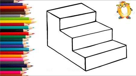 Ступеньки раскраска для детей