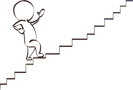 Лестница схематично