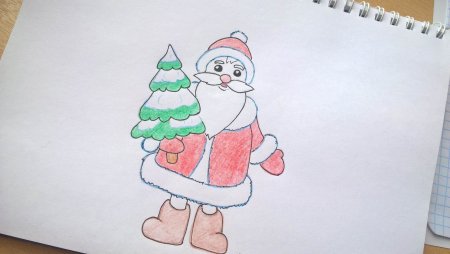 Новогодняя открытка поделка