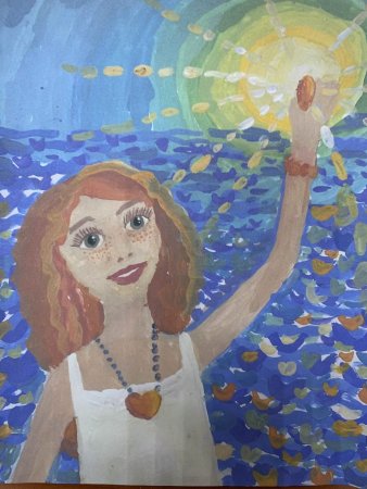Я люблю янтарь рисунки детские
