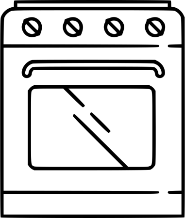 Кухонная плита пиктограмма