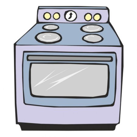 Газовая плита мультяшная