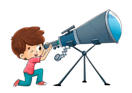 Мальчик с телескопом