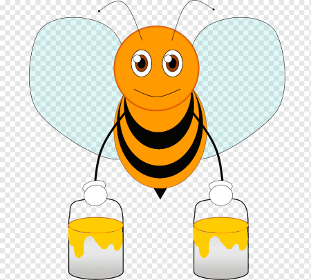 Пчела стикер