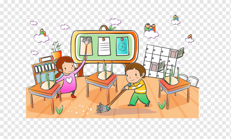 Дети убира.тяс яв классе