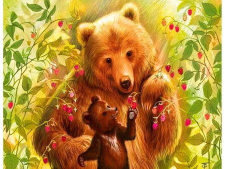 Медведь в малиннике