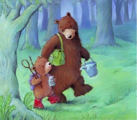 Медведь раскраска