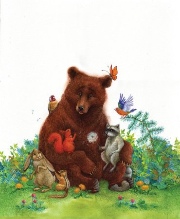 Рисование. Тема: «белый медведь и Северное сияние» (Лыкова, 140)