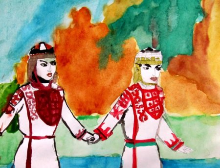 Чувашские традиции рисунок