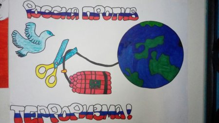 Плакат на тему терроризм угроза обществу