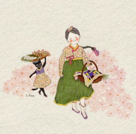 Иллюстрации корейской художницы Lee s.