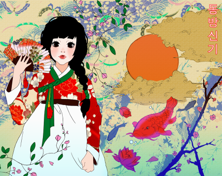 Корея иллюстрации