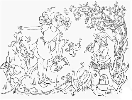 Катаев дудочка и кувшинчик раскраска