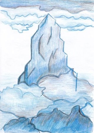 Иллюстрация к утесу Лермонтова