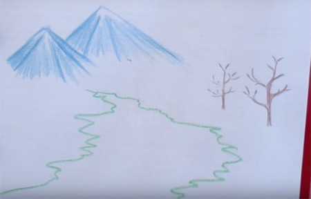 Утёс Лермонтов иллюстрации