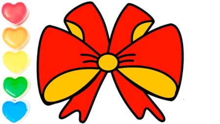 Детские рисунки бантики