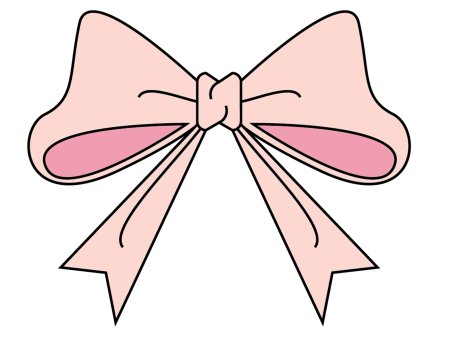 Бантик рисунок