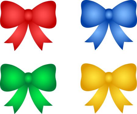 Бантики разных цветов