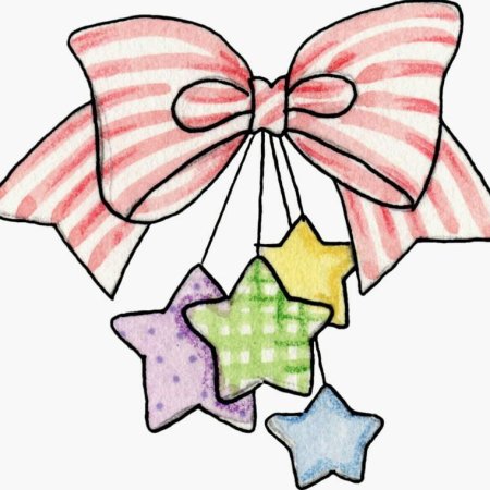 Иллюстрация бант для детей