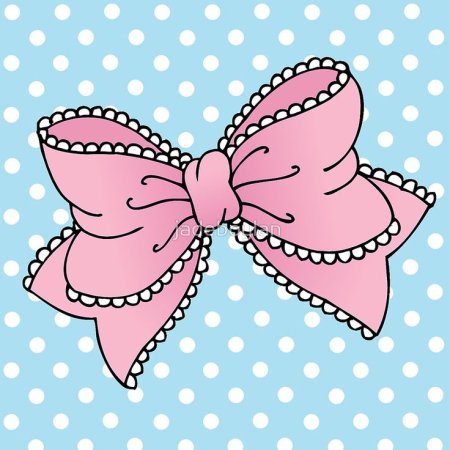 Бантик рисунок