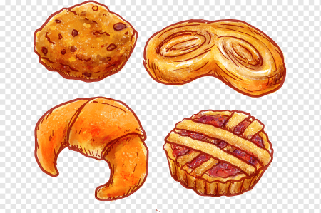 Булочка рисунок