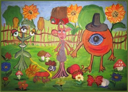 Рисунки пришельцев детские