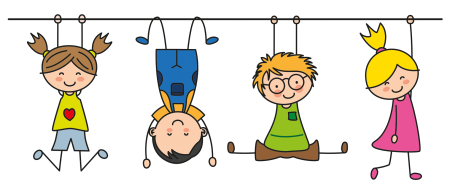 Дети выглядывают на прозрачном фоне