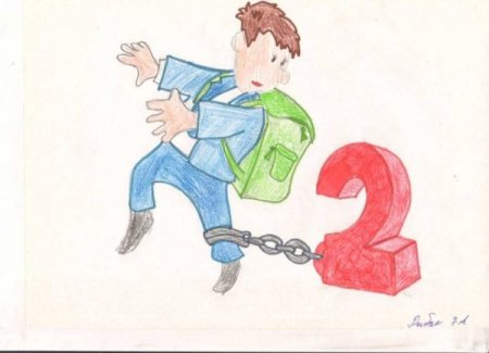 Ученик с двойкой