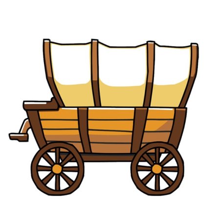 Повозка вектор