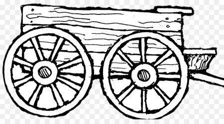 Трафарет телеги