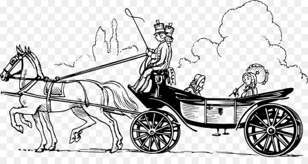 Повозка с кучером