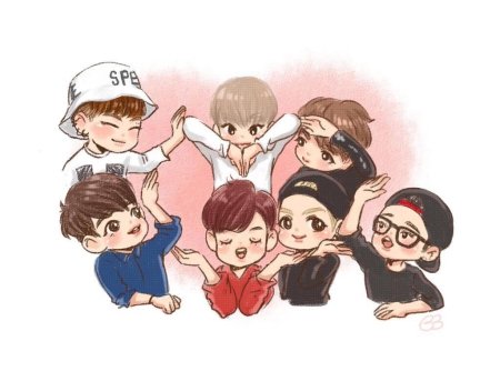 BTS Chibi персонажи