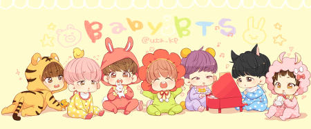 BTS Vkook арт Чиби