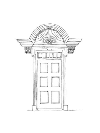 Архитектурные детали двери