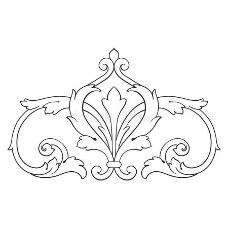 Орнамент Барокко простой