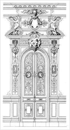 Зарисовки архитектурных элементов стиля Барокко