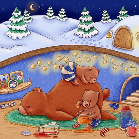 Мишка в берлоге