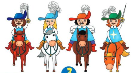 Мушкетер рисунок