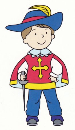 Мушкетер раскраска