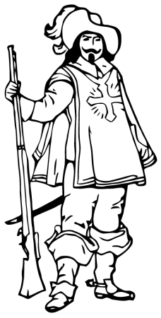 Мушкетер мультяшный