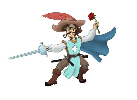 Мушкетер вектор