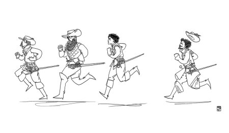 Мушкетеры мультяшные