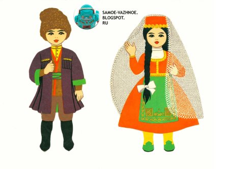 Игра наряди кукол народов России