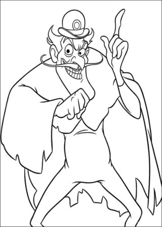 Злодей раскраска для детей